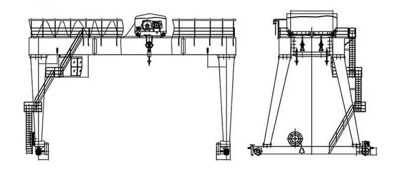 gantry crane parts